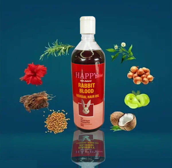 Rabbit Blood Herbal Hair OiL (500ml) - Image 2